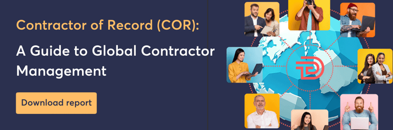 Contractor of Record Report